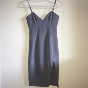 Blue/gray cocktail dress